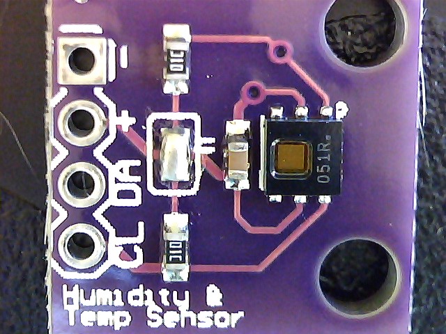 hdc1080 temperature, humidity and dewpoint sensor