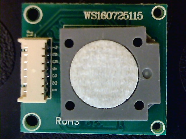 A gas sensor with a serial interface