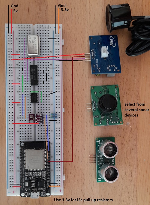 wiring diagram for distance measurement